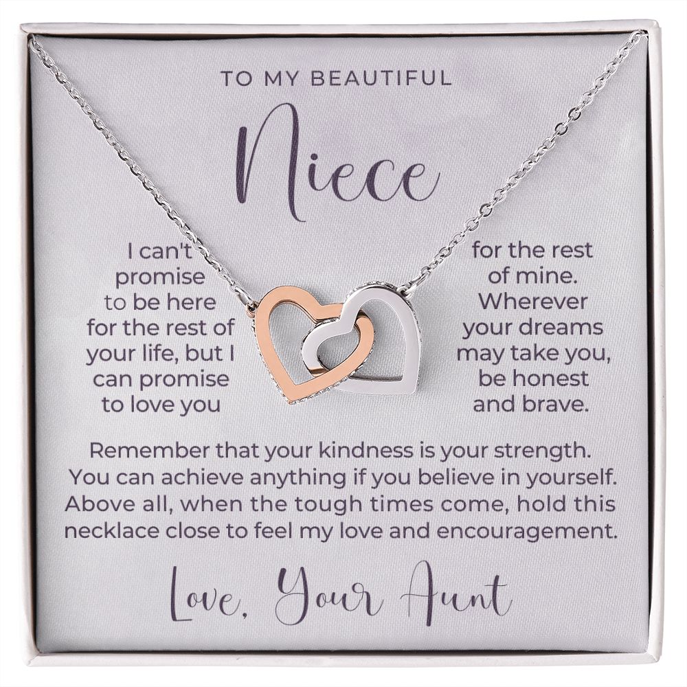 Niece Gift From Aunt | My Promise Necklace 0630T17