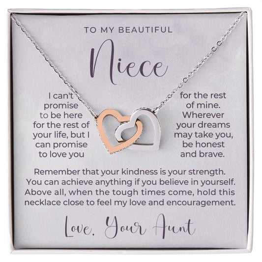 Niece Gift From Aunt | My Promise Necklace 0630T17