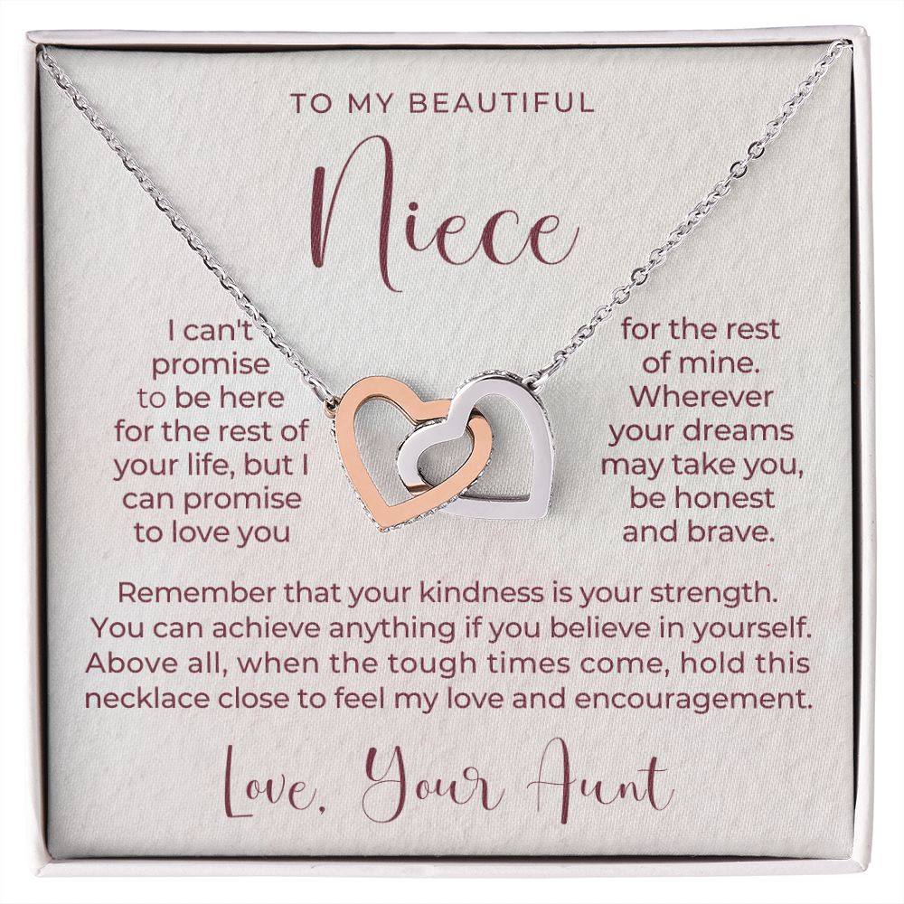 Niece Gift From Aunt | My Promise Necklace 0630T16