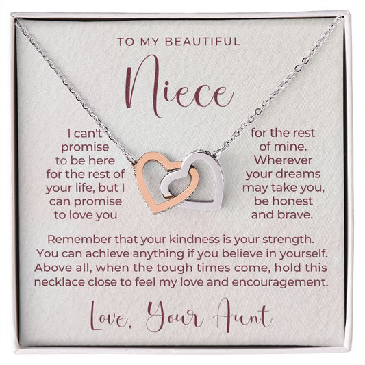 Niece Gift From Aunt | My Promise Necklace 0630T16