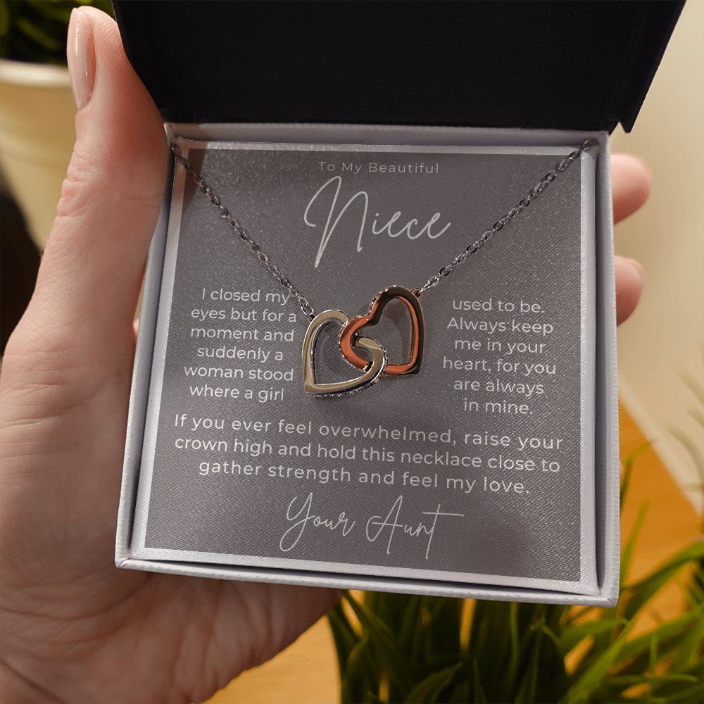 Niece Gift From Aunt | In My Heart Necklace 0632T3
