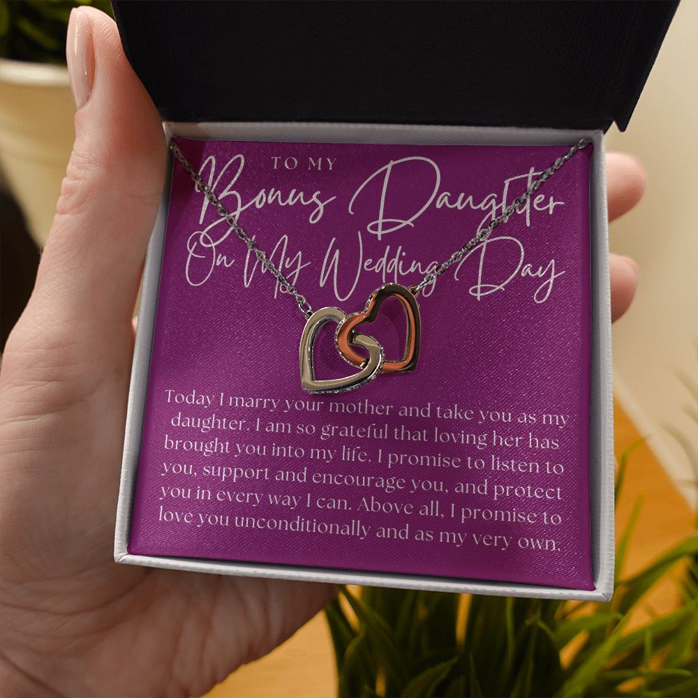 Stepdaughter Wedding Gift | Promise Necklace 0633T8