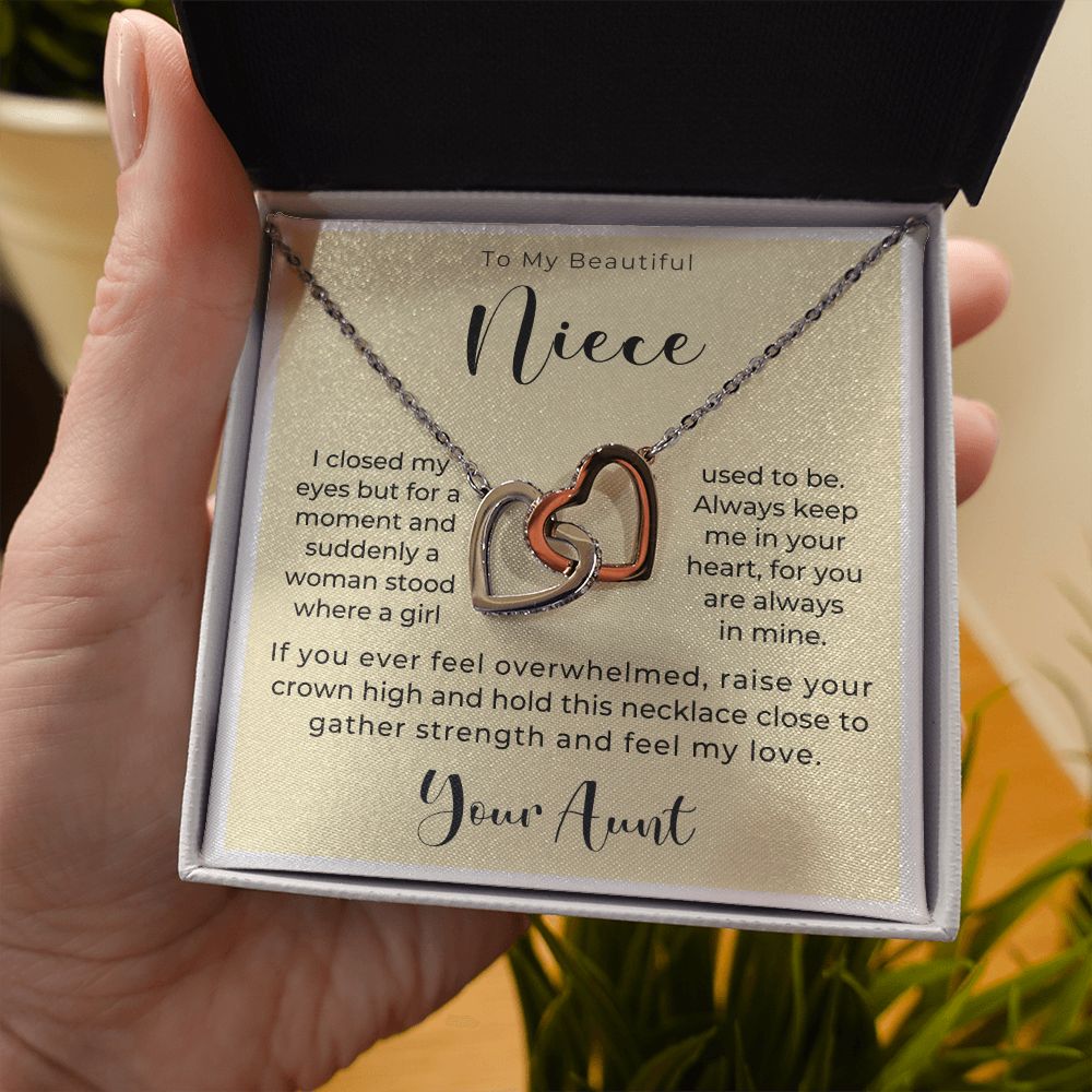 Niece Gift From Aunt | In My Heart Necklace 0632T4