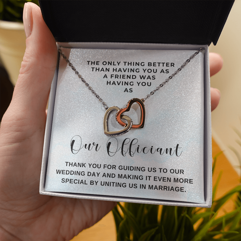 Officiant Proposal Gift | Having You Necklace 0588T8