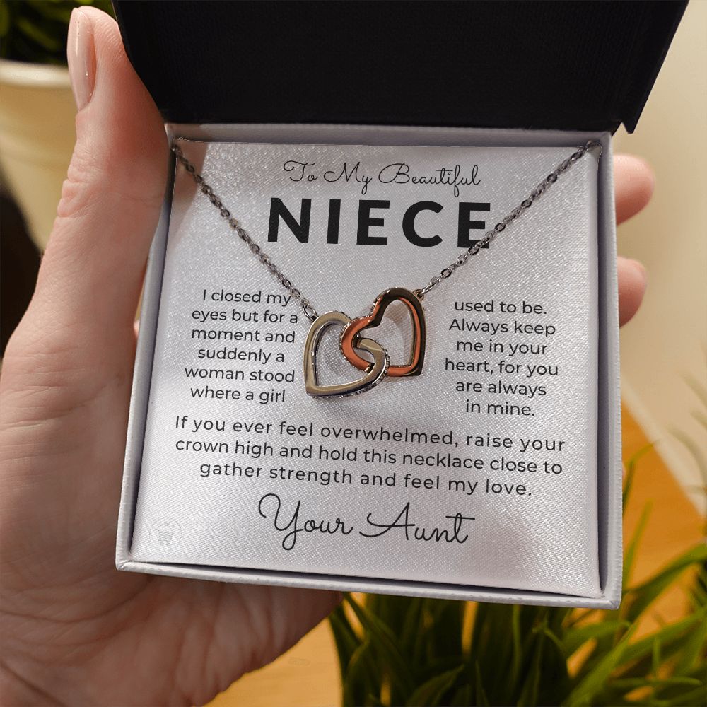 Niece Gift From Aunt | In My Heart Necklace 0632T2
