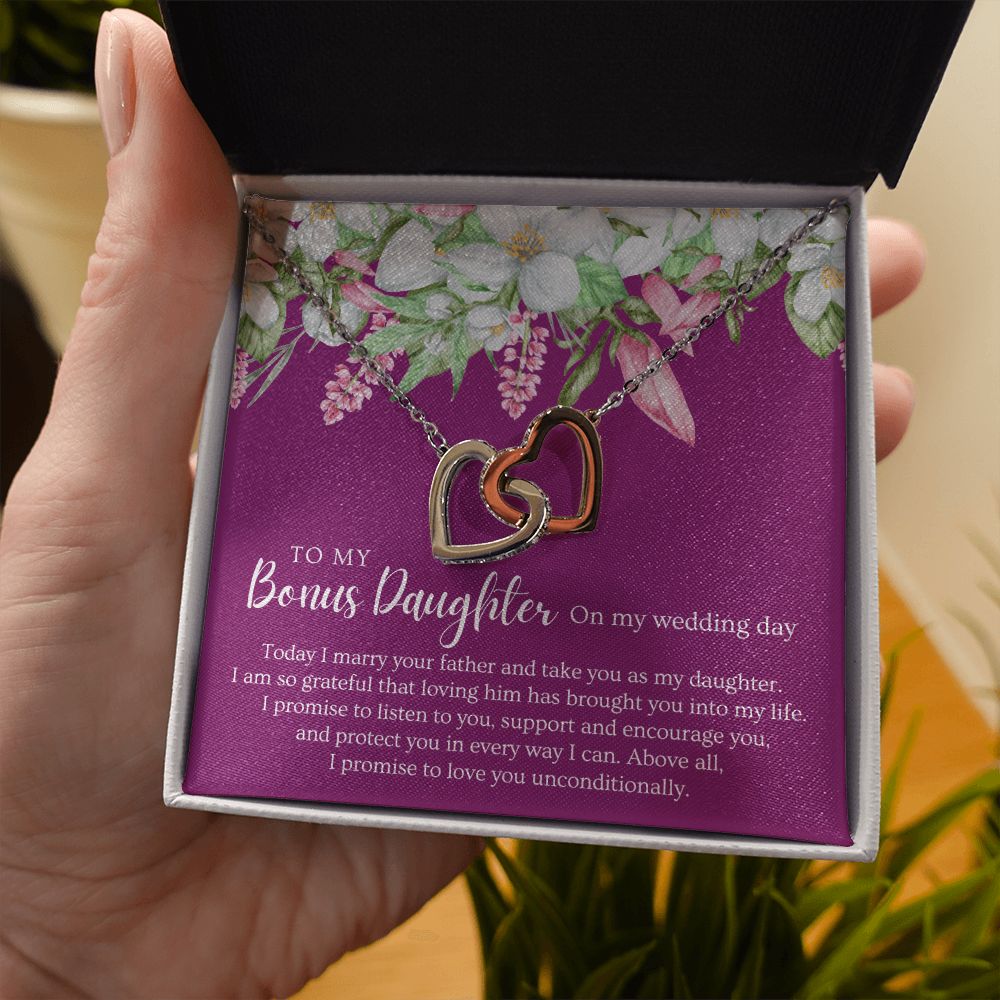 Stepdaughter Wedding Gift | Promise Necklace 0634T2