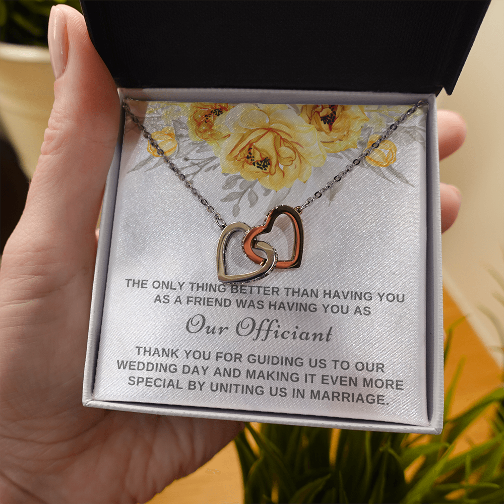 Officiant Proposal Gift | Having You Necklace 0588T1
