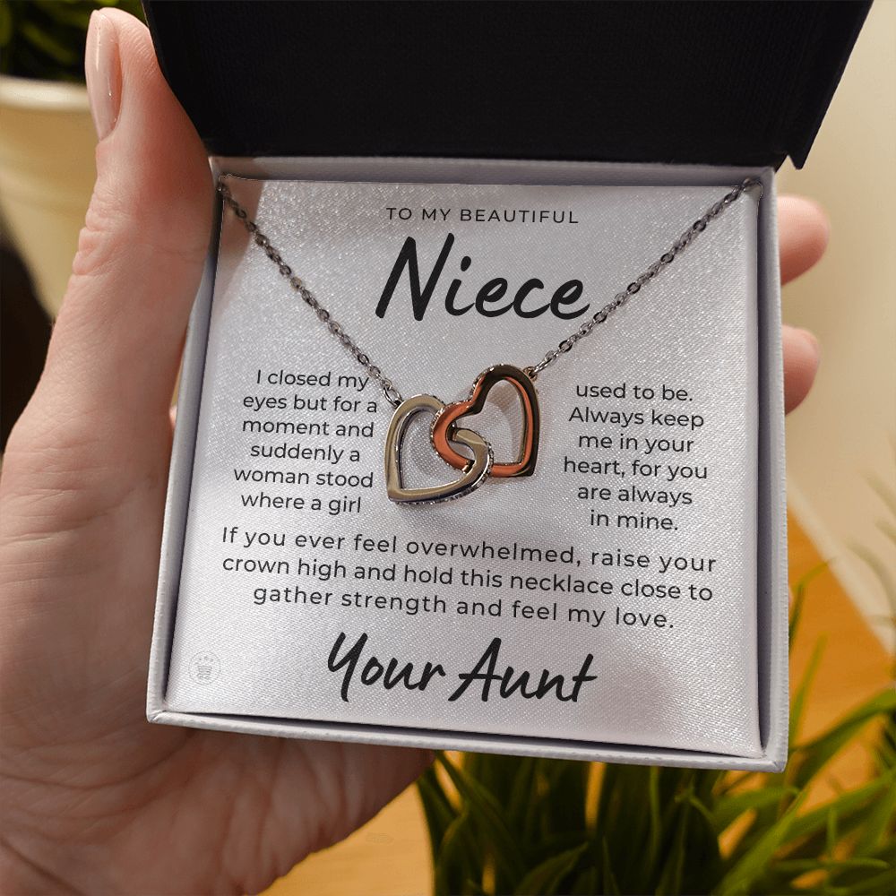 Niece Gift From Aunt | In My Heart Necklace 0632T1