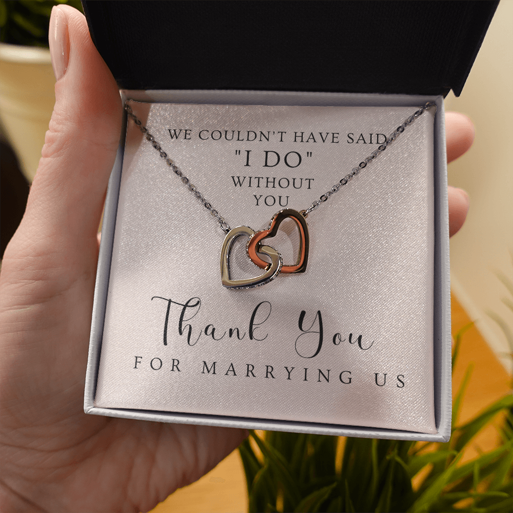 Officiant Gift | Thank You Necklace 0587T6
