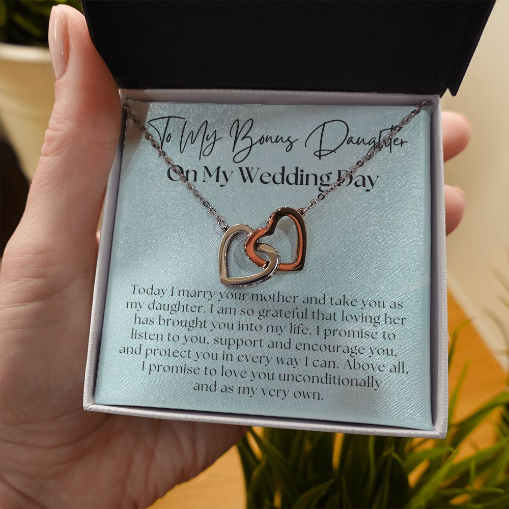 Stepdaughter Wedding Gift | Promise Necklace 0633T10