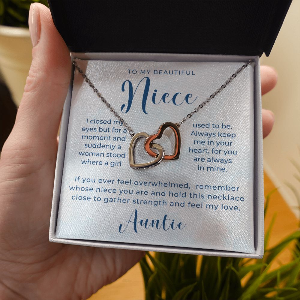 Niece Gift From Aunt | In My Heart Necklace 0631T15