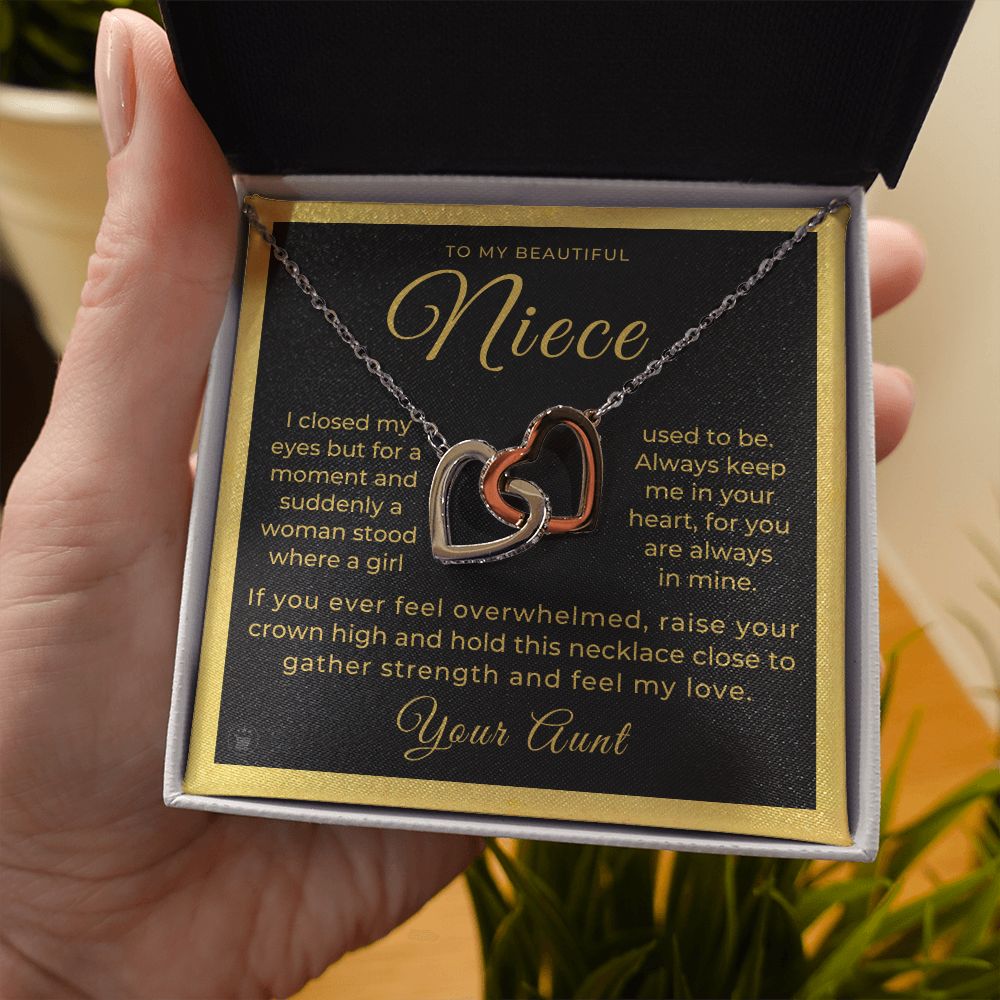 Niece Gift From Aunt | In My Heart Necklace 0632T7