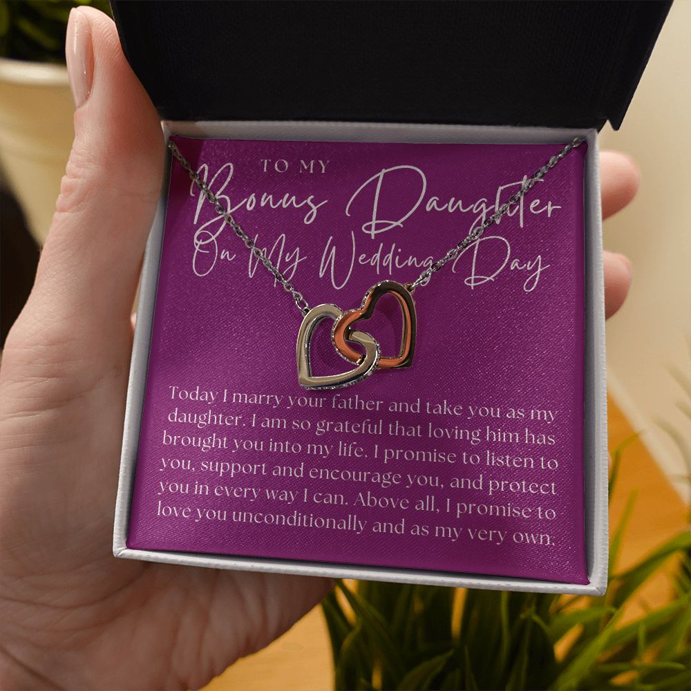 Stepdaughter Wedding Gift | Promise Necklace 0634T8