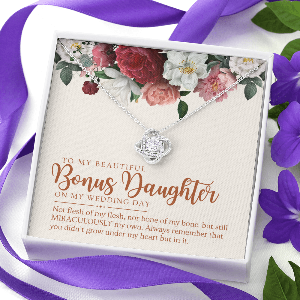 Stepdaughter Wedding Gift | In My Heart Necklace 0554T7