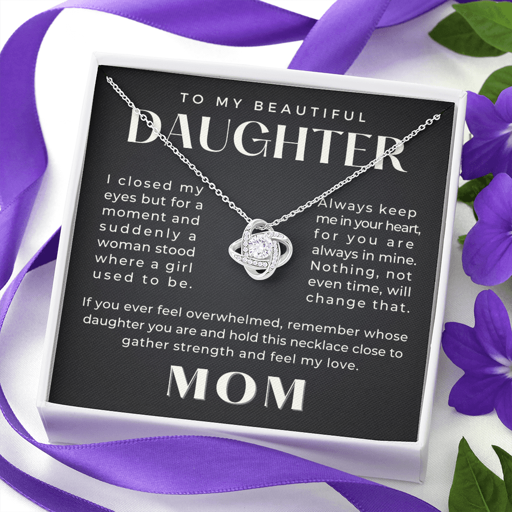 Daughter Gift From Mom | Keep Me Necklace 0580T8