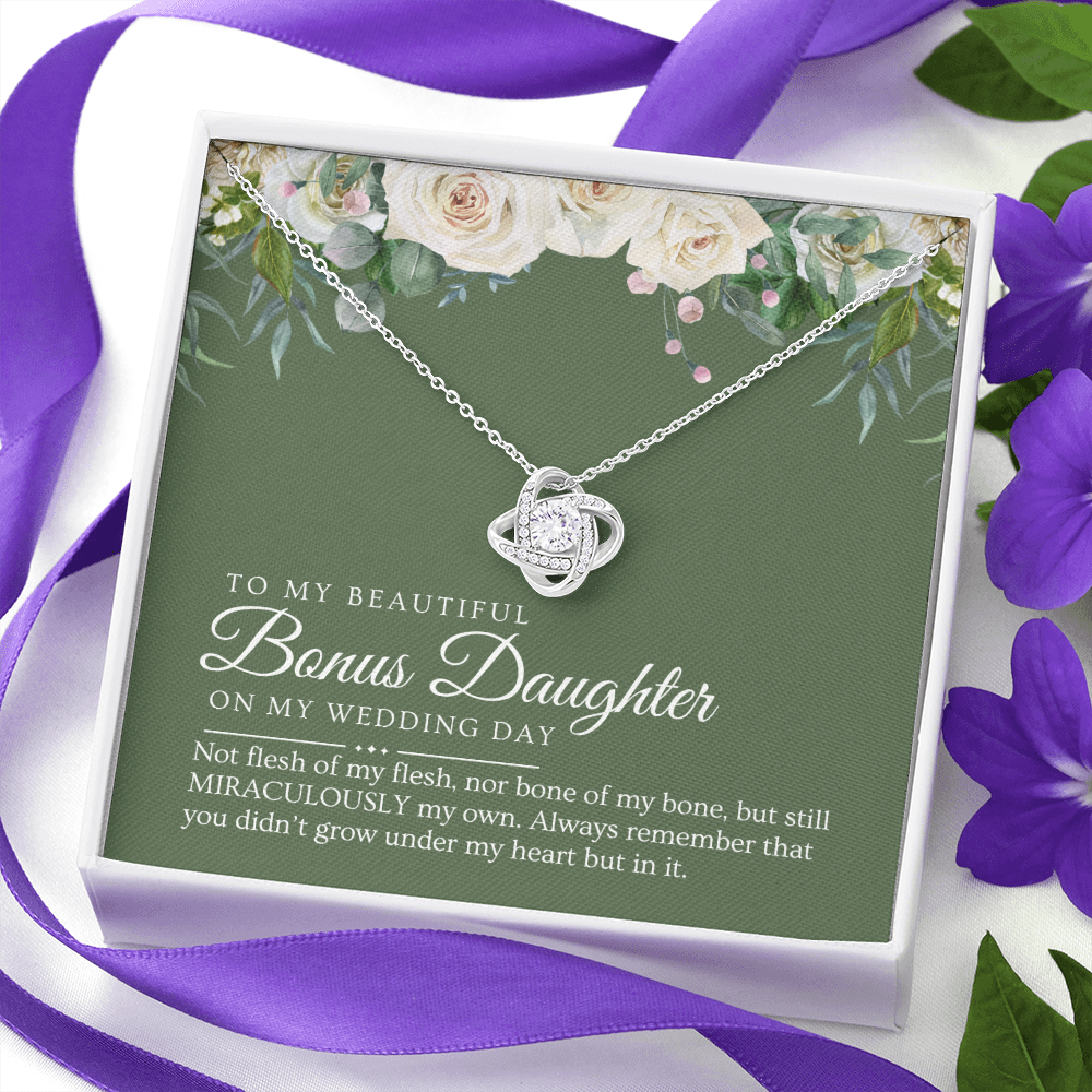 Stepdaughter Wedding Gift | In My Heart Necklace 0554T5