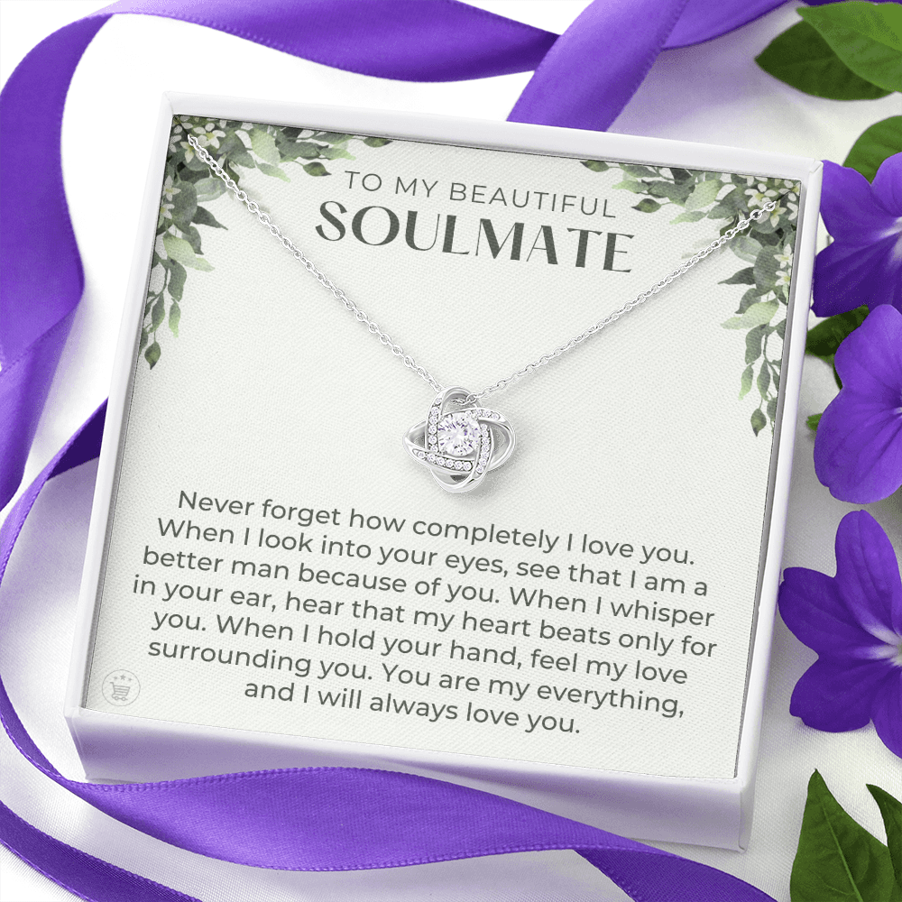 Gift For Wife, To My Soulmate | When I Necklace  0532T5
