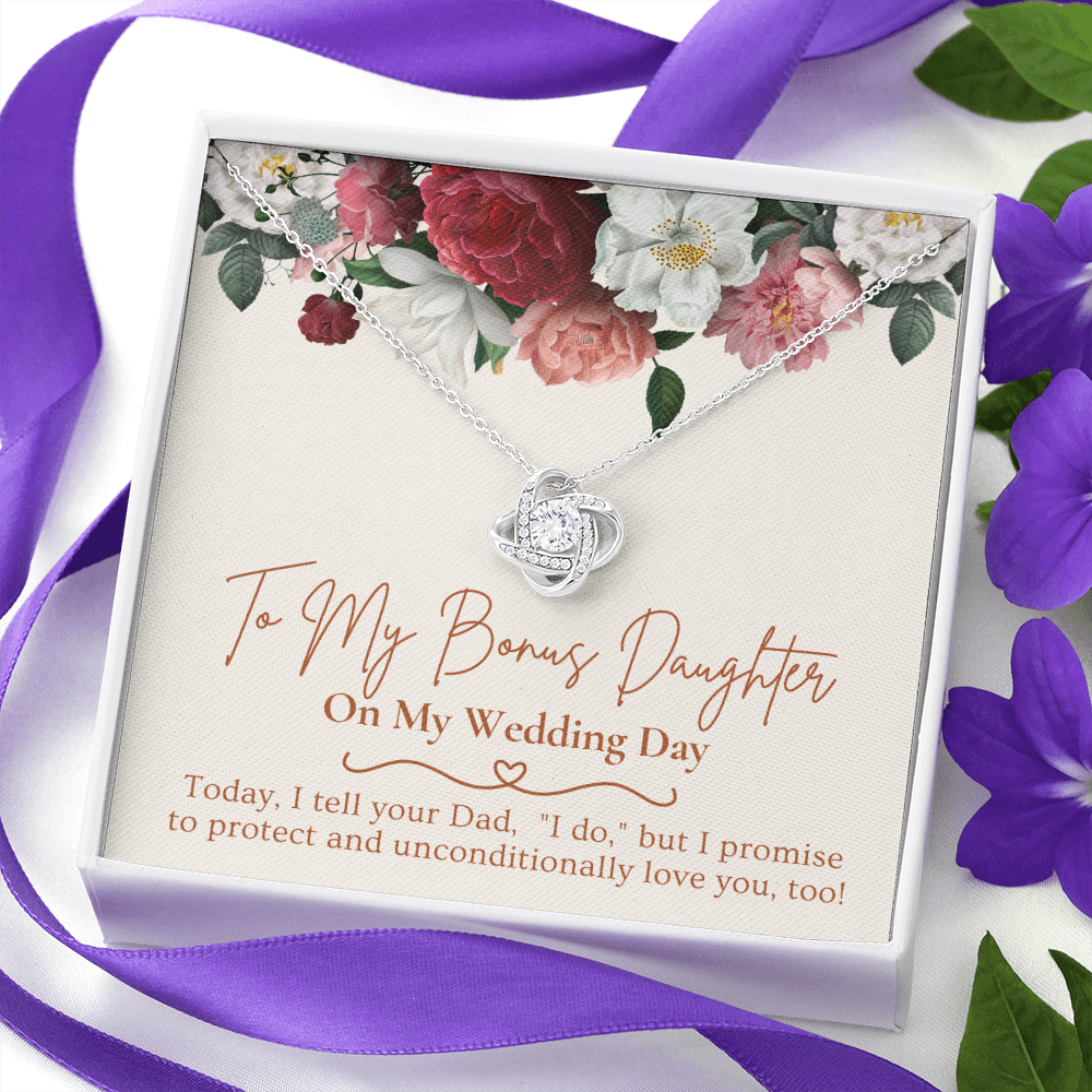 Stepdaughter Wedding Gift | Promise Necklace 0557T7