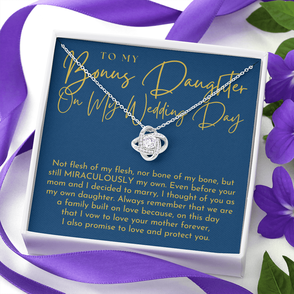 Stepdaughter Wedding Gift | On This Day Necklace 0555T2