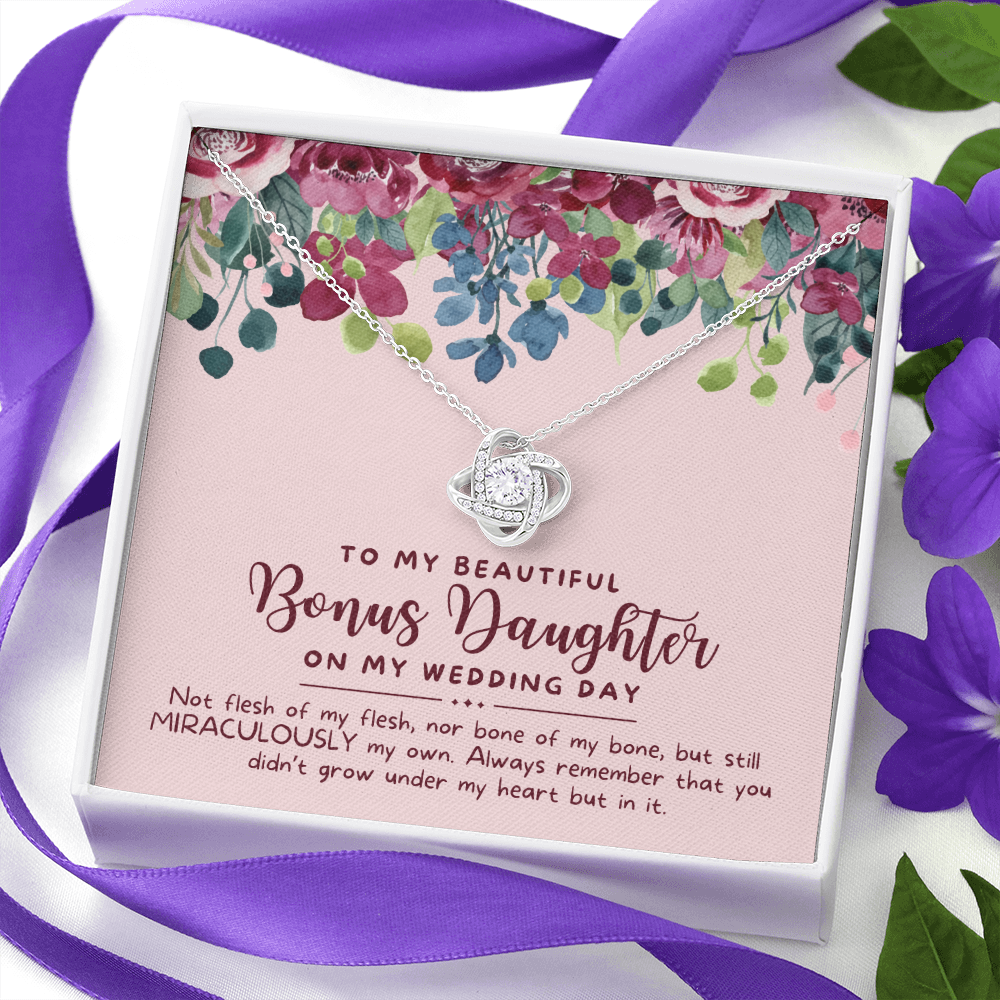 Stepdaughter Wedding Gift | In My Heart Necklace 0554T1