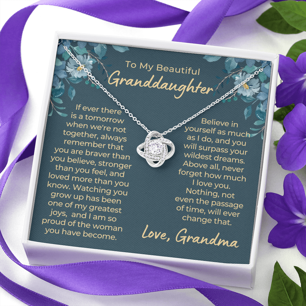 Granddaughter Gift | Believe Necklace 0547T14