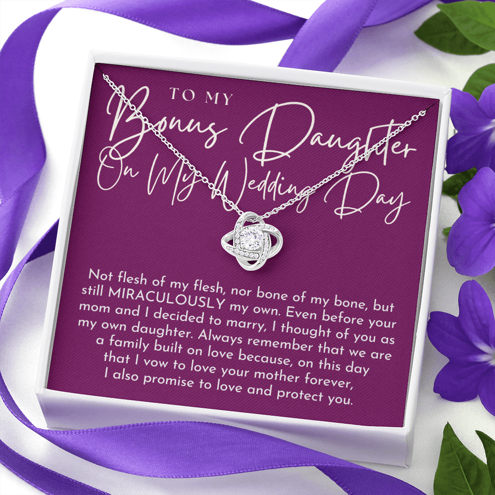 Stepdaughter Wedding Gift | On This Day Necklace 0555T4
