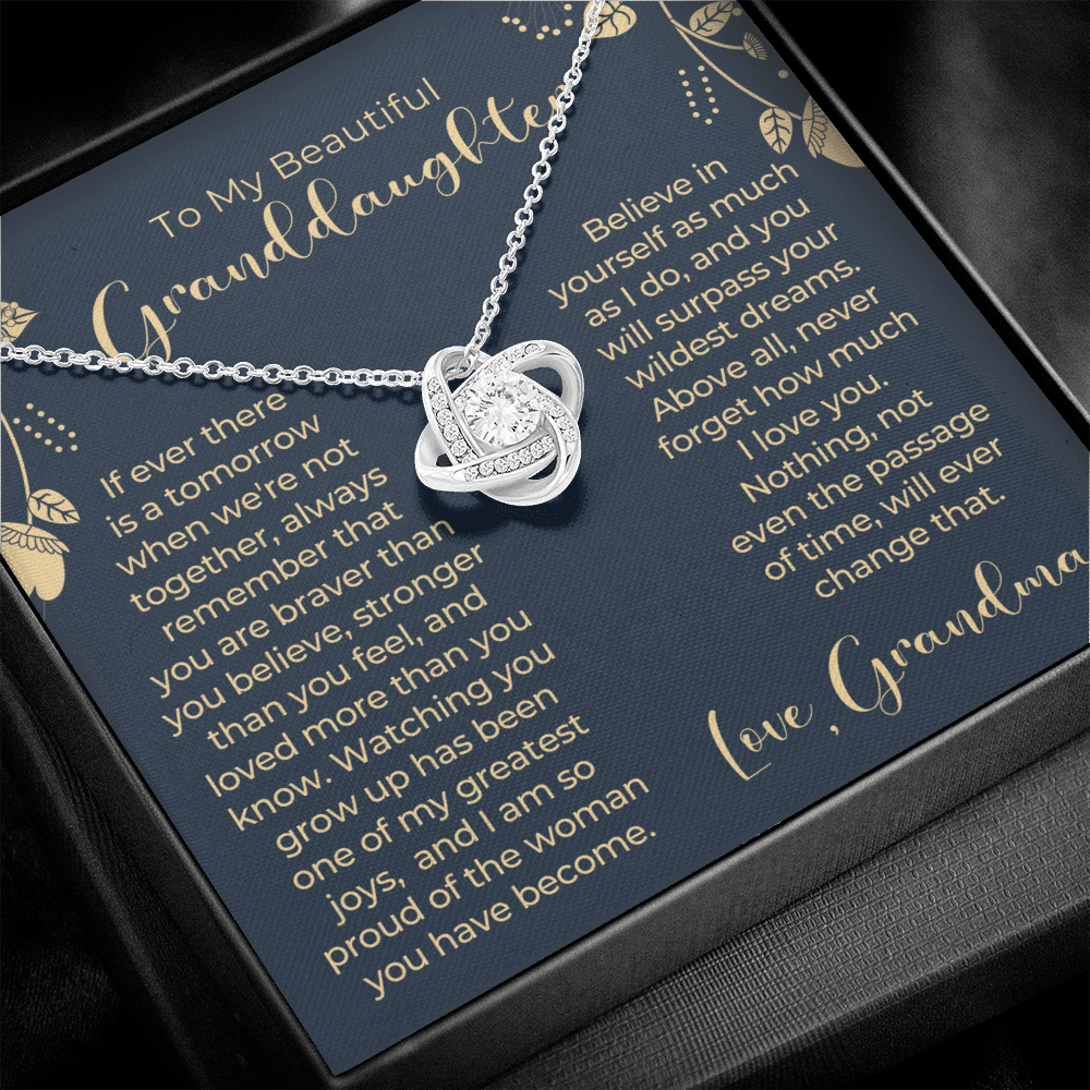 Granddaughter Gift | Believe Necklace 0547T13