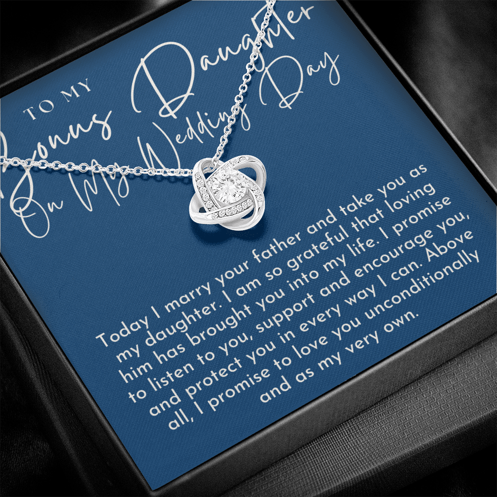 Stepdaughter Wedding Gift | Promise Necklace 0551T5