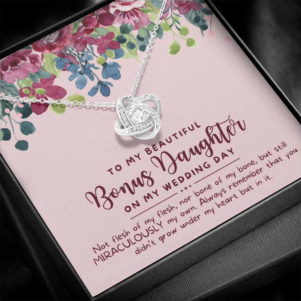 Stepdaughter Wedding Gift | In My Heart Necklace 0554T1
