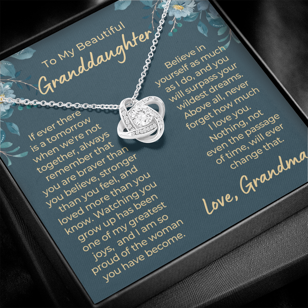 Granddaughter Gift | Believe Necklace 0547T14