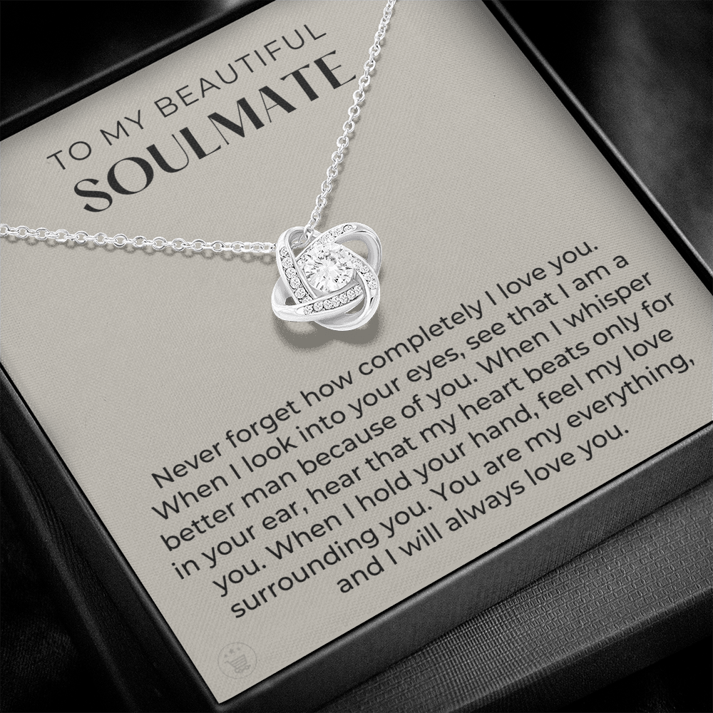 Gift For Wife, To My Soulmate | When I Necklace  0532T3