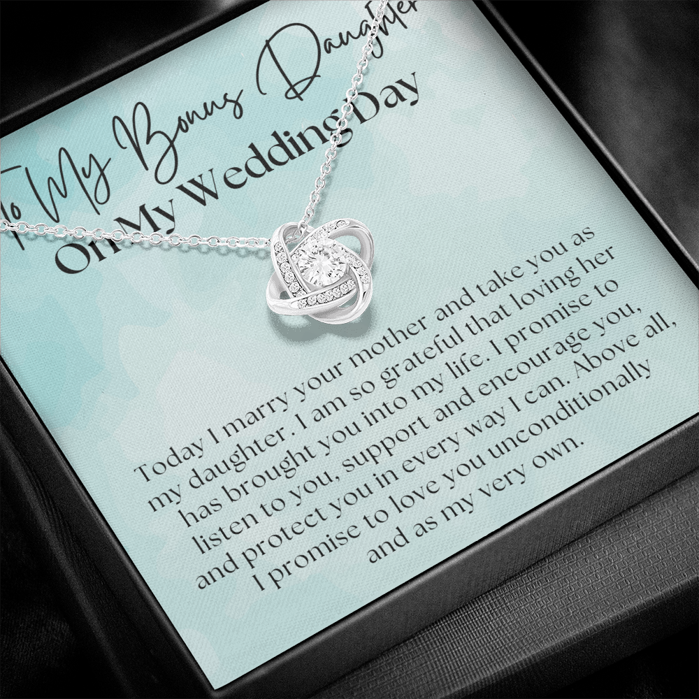 Stepdaughter Wedding Gift | Promise Necklace 0550T11