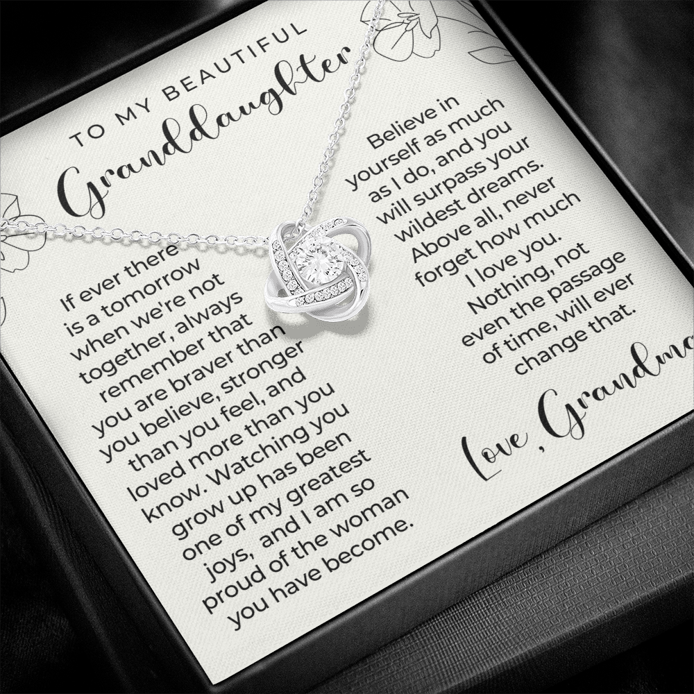Granddaughter Gift | Believe Necklace 0547T11