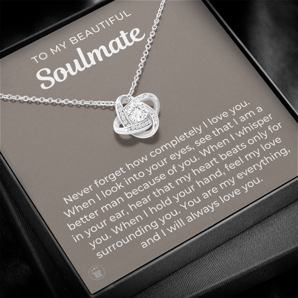 Gift For Wife, To My Soulmate | When I Necklace  0532T2
