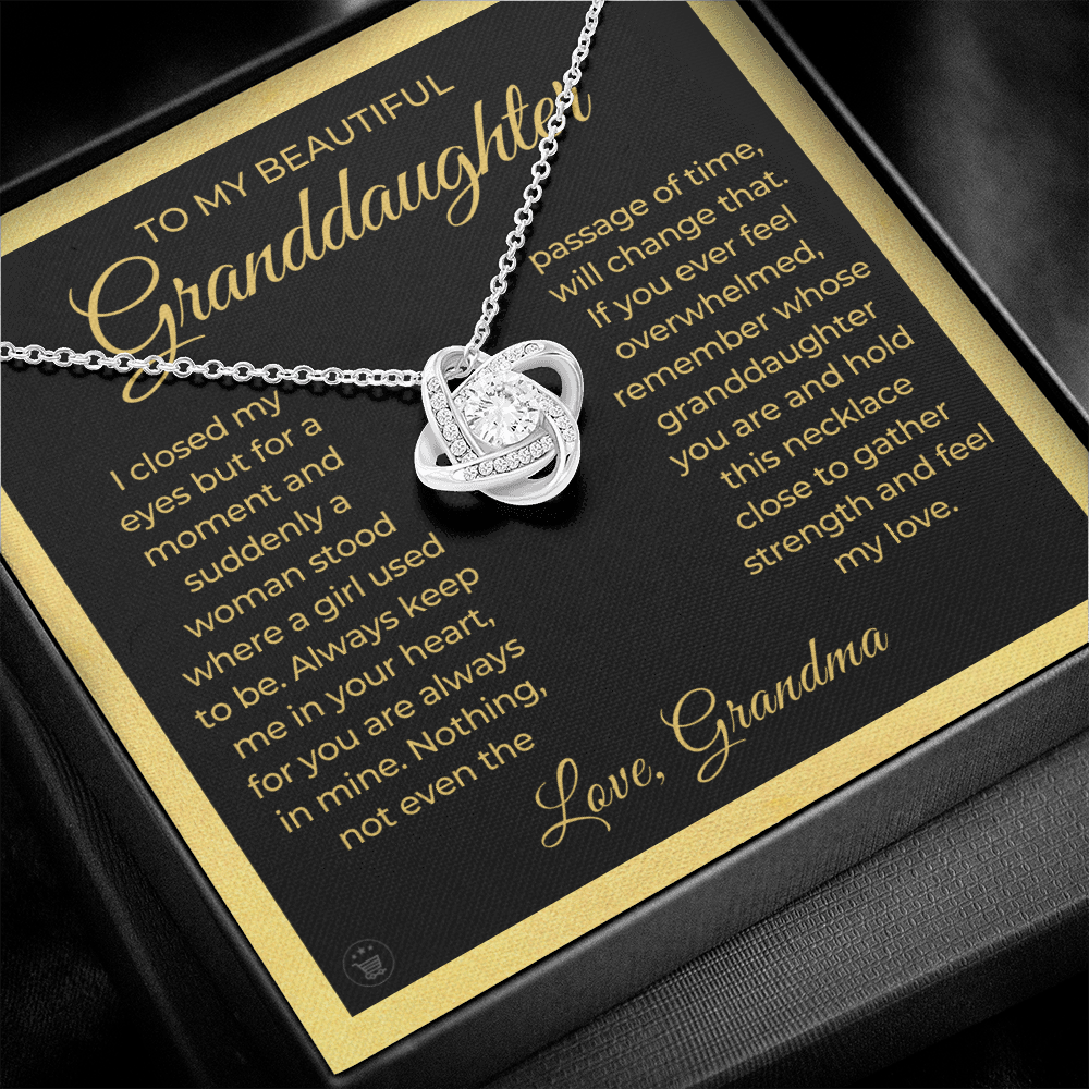 Granddaughter Gift | In My Heart Necklace 0544T15
