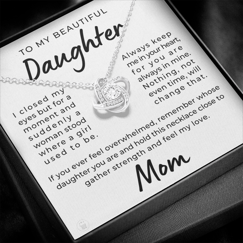 Daughter Gift From Mom | Keep Me Necklace 0580T1