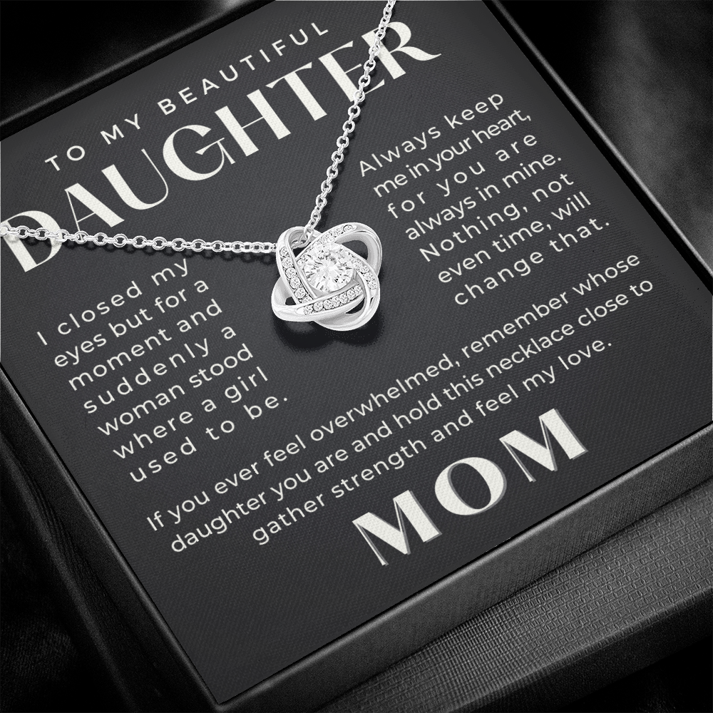 Daughter Gift From Mom | Keep Me Necklace 0580T8