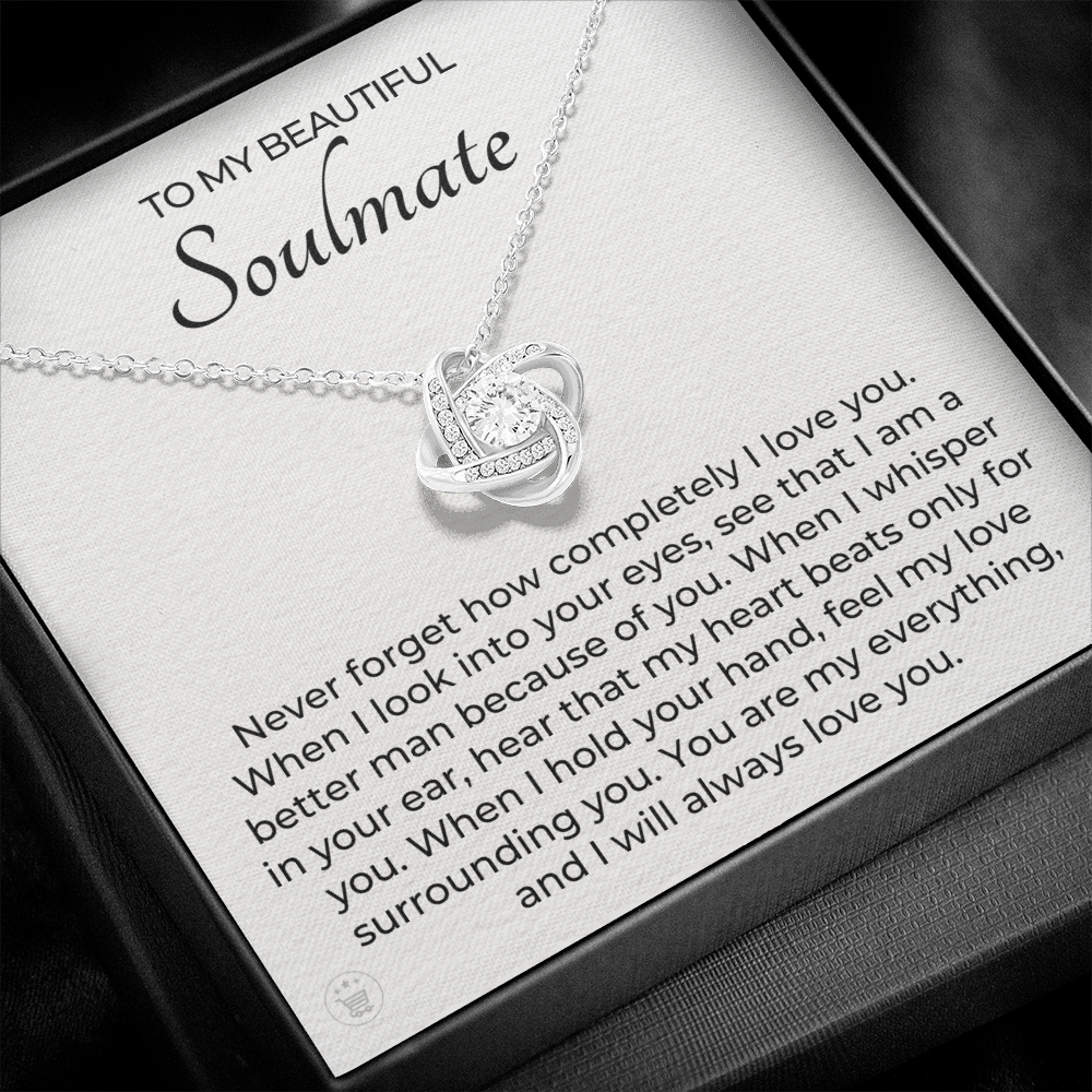 Gift For Wife, To My Soulmate | When I Necklace  0532T1