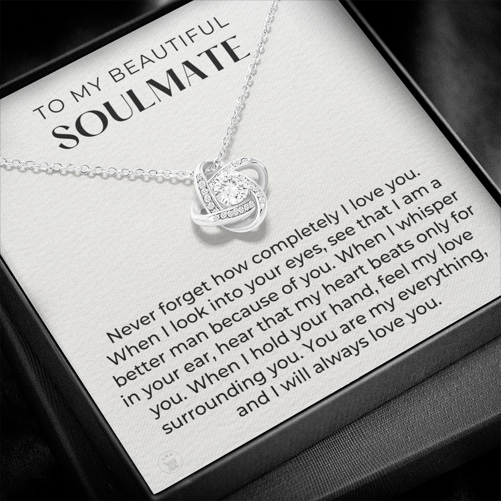 Gift For Wife, To My Soulmate | When I Necklace  0532T6
