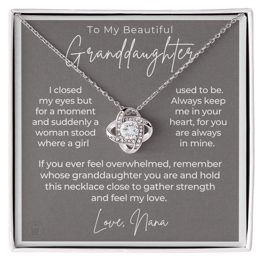 Granddaughter Gift | In My Heart Necklace 0545T6