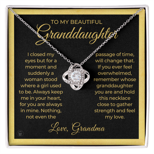 Granddaughter Gift | In My Heart Necklace 0544T15