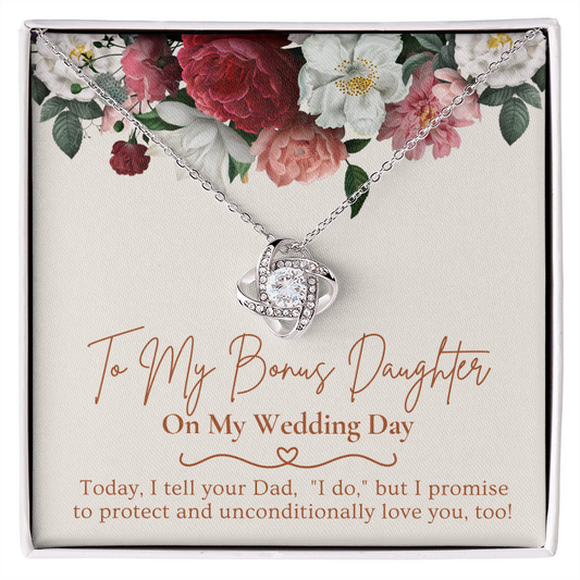 Stepdaughter Wedding Gift | Promise Necklace 0557T7