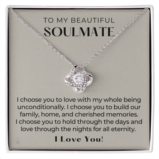Soulmate Gift | I Choose Necklace 0535T3