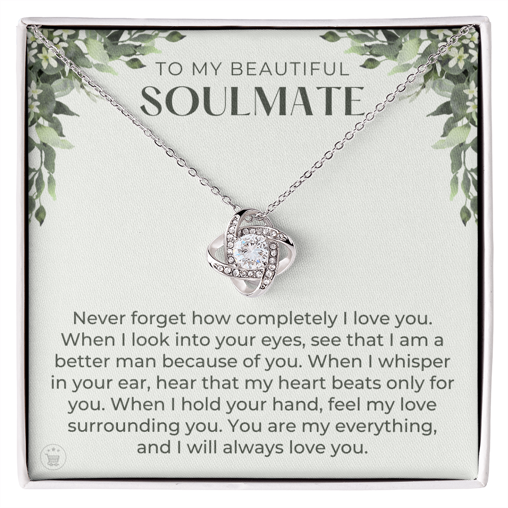 Gift For Wife, To My Soulmate | When I Necklace  0532T5