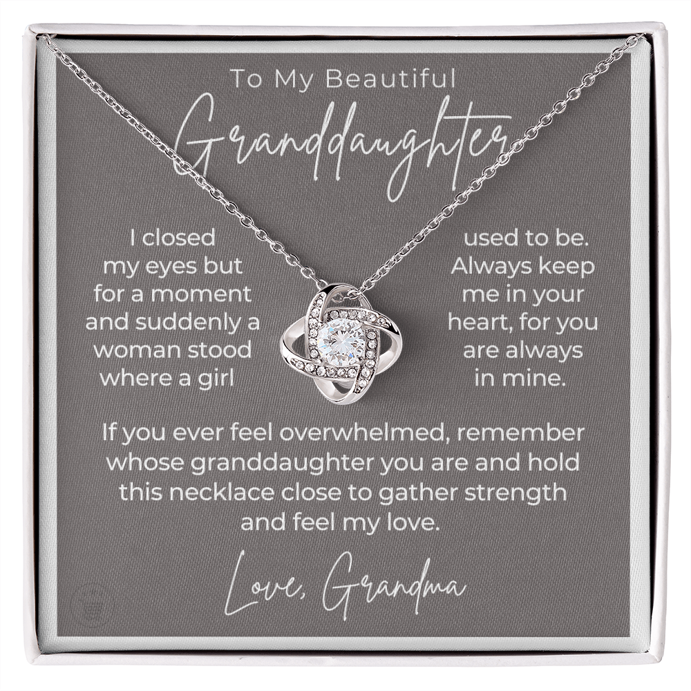 Granddaughter Gift | In My Heart Necklace 0544T6