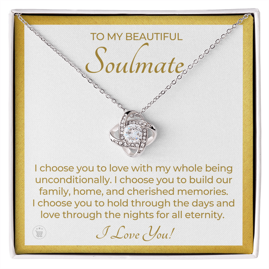 Soulmate Gift | I Choose Necklace 0535T4