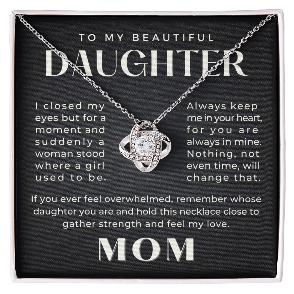 Daughter Gift From Mom | Keep Me Necklace 0580T8