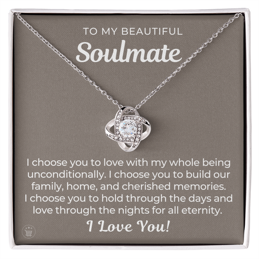 Soulmate Gift | I Choose Necklace 0535T2