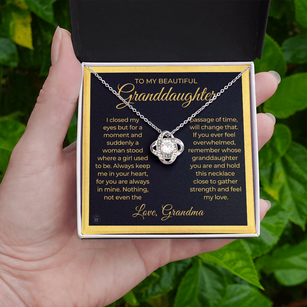 Granddaughter Gift | In My Heart Necklace 0544T15