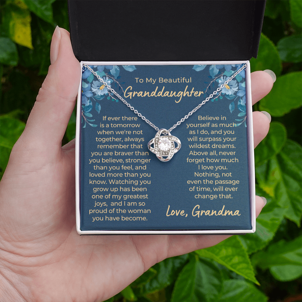 Granddaughter Gift | Believe Necklace 0547T14